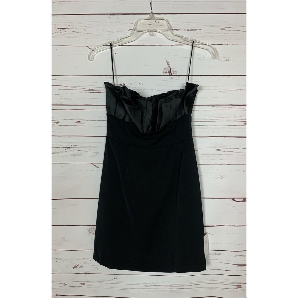 B.Right Boutique Women’s S Small Black Strapless Formal Mini Dress NEW With TAGS